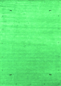 Abstract Green Contemporary Rug, con2318grn