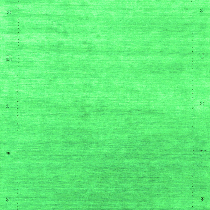 Abstract Green Contemporary Rug, con2318grn