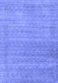 Abstract Blue Contemporary Rug, con2319blu