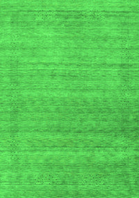 Abstract Green Contemporary Rug, con2319grn