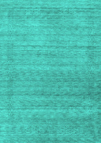 Abstract Turquoise Contemporary Rug, con2319turq