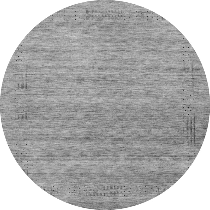 Square Abstract Gray Contemporary Rug, con2319gry