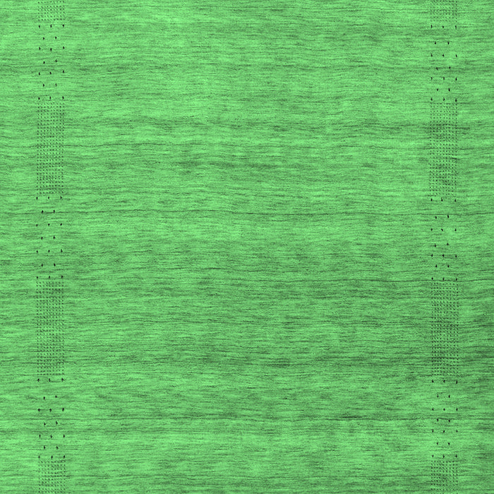 Machine Washable Abstract Emerald Green Contemporary Area Rugs, wshcon2319emgrn