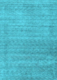 Abstract Light Blue Contemporary Rug, con2319lblu