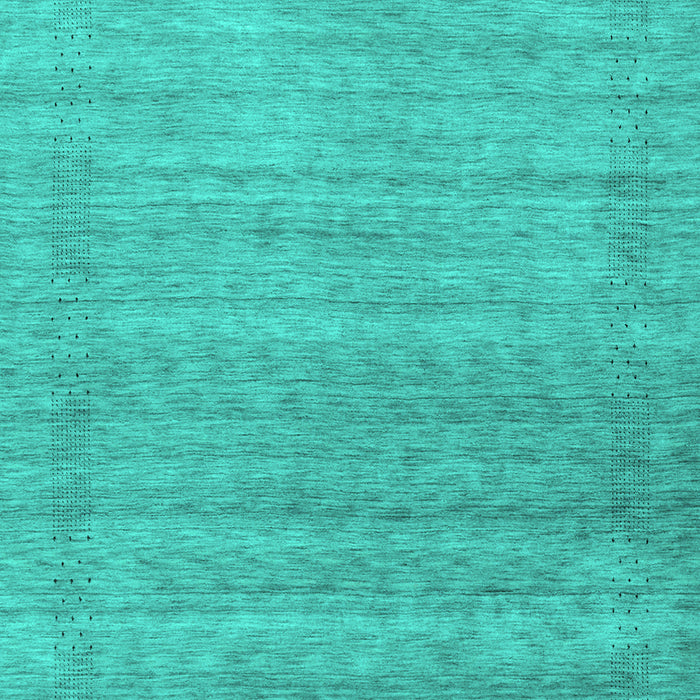 Machine Washable Abstract Turquoise Contemporary Area Rugs, wshcon2319turq