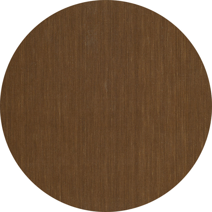 Round Abstract Turquoise Contemporary Rug, con231turq