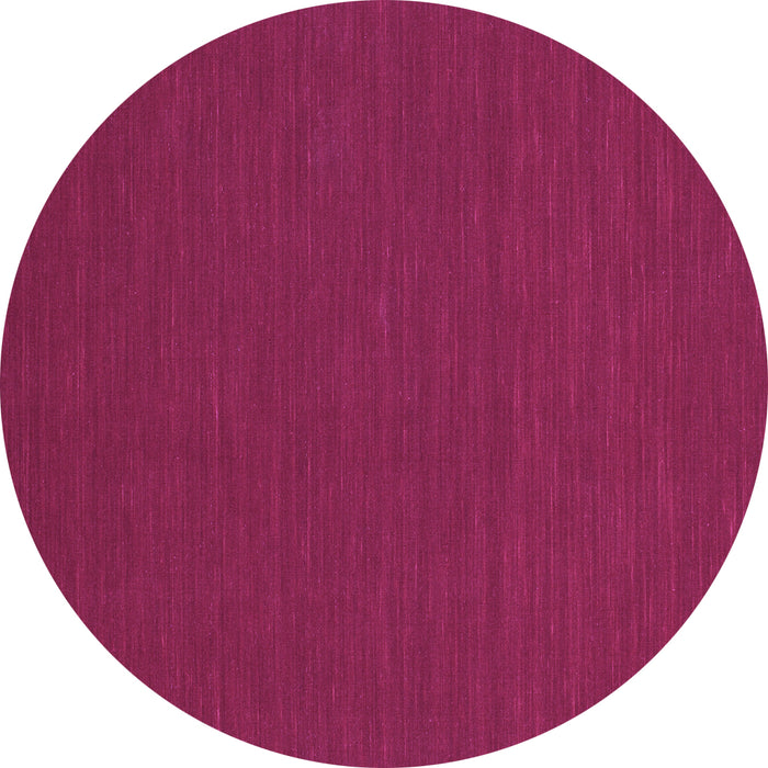 Round Machine Washable Abstract Purple Contemporary Area Rugs, wshcon231pur