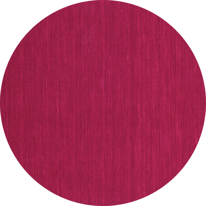 Round Abstract Pink Contemporary Rug, con231pnk
