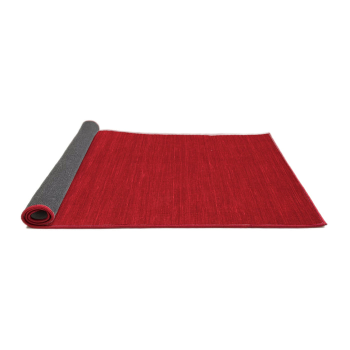 Abstract Red Contemporary Area Rugs