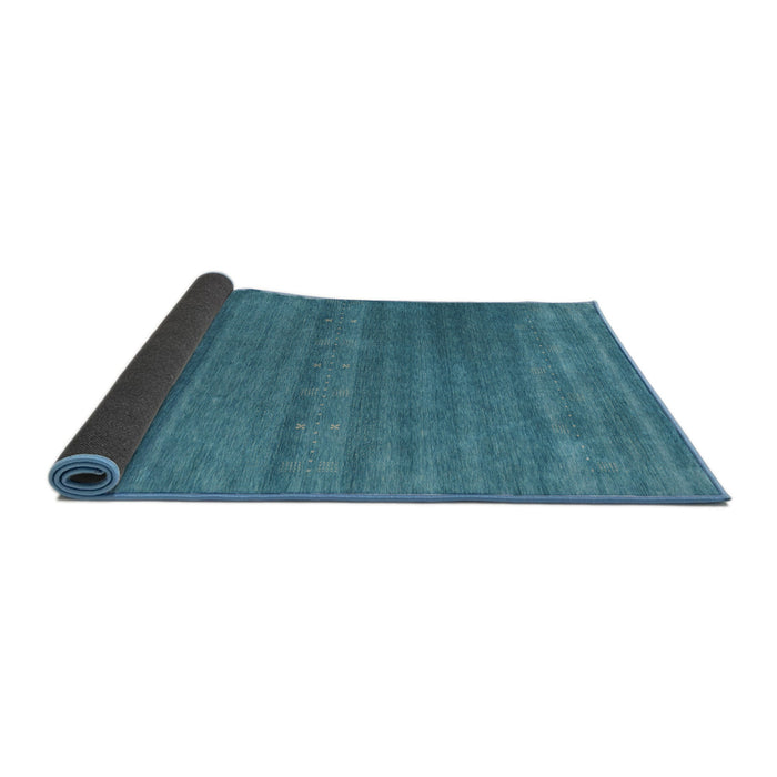 Thickness of Contemporary Blue Ivy Blue Modern Rug, con2320