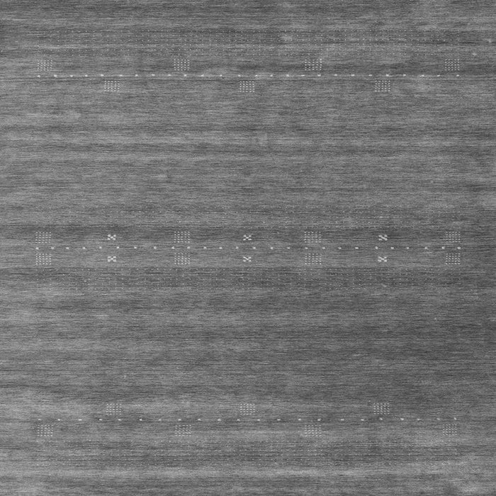 Round Machine Washable Abstract Gray Contemporary Rug, wshcon2320gry