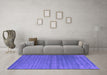 Machine Washable Abstract Purple Contemporary Area Rugs in a Living Room, wshcon2320pur