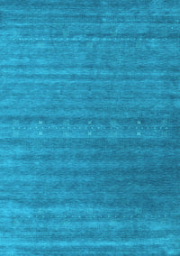 Abstract Light Blue Contemporary Rug, con2320lblu