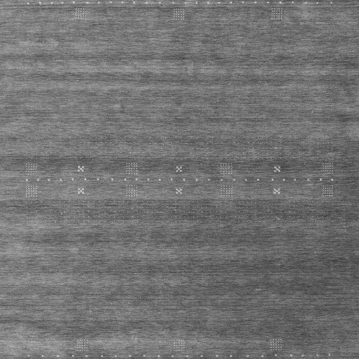 Serging Thickness of Machine Washable Abstract Gray Contemporary Rug, wshcon2320gry