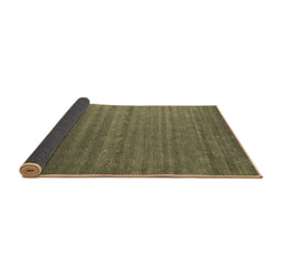 Sideview of Abstract Brown Contemporary Rug, con2320brn