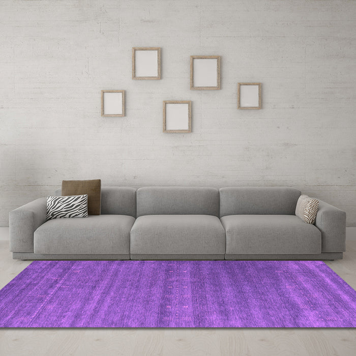 Machine Washable Abstract Pink Contemporary Rug in a Living Room, wshcon2320pnk