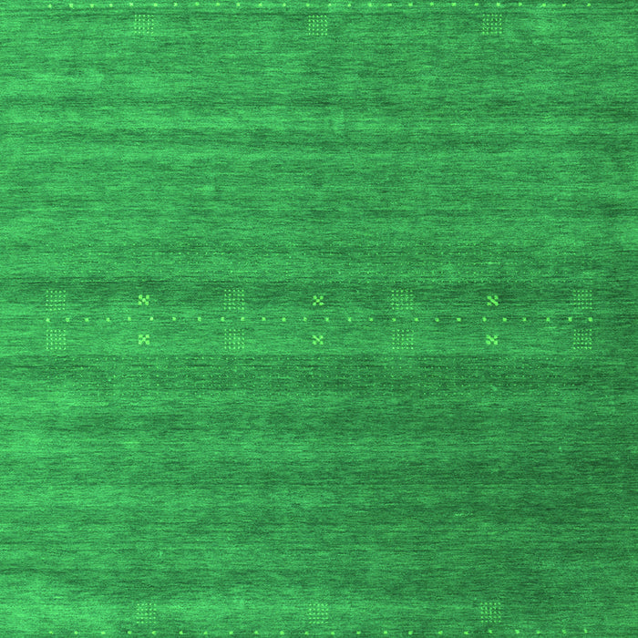 Serging Thickness of Machine Washable Abstract Green Contemporary Area Rugs, wshcon2320grn