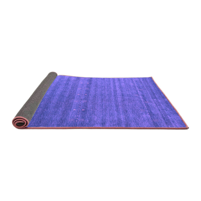 Sideview of Abstract Purple Contemporary Rug, con2320pur