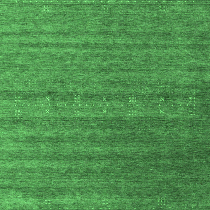 Machine Washable Abstract Emerald Green Contemporary Area Rugs, wshcon2320emgrn