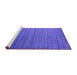 Sideview of Machine Washable Abstract Purple Contemporary Area Rugs, wshcon2320pur