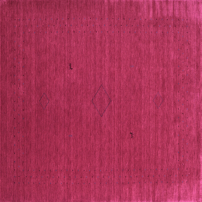 Square Machine Washable Abstract Purple Contemporary Area Rugs, wshcon2321pur