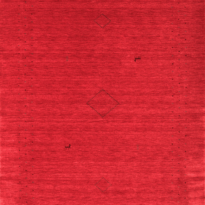 Abstract Red Contemporary Area Rugs