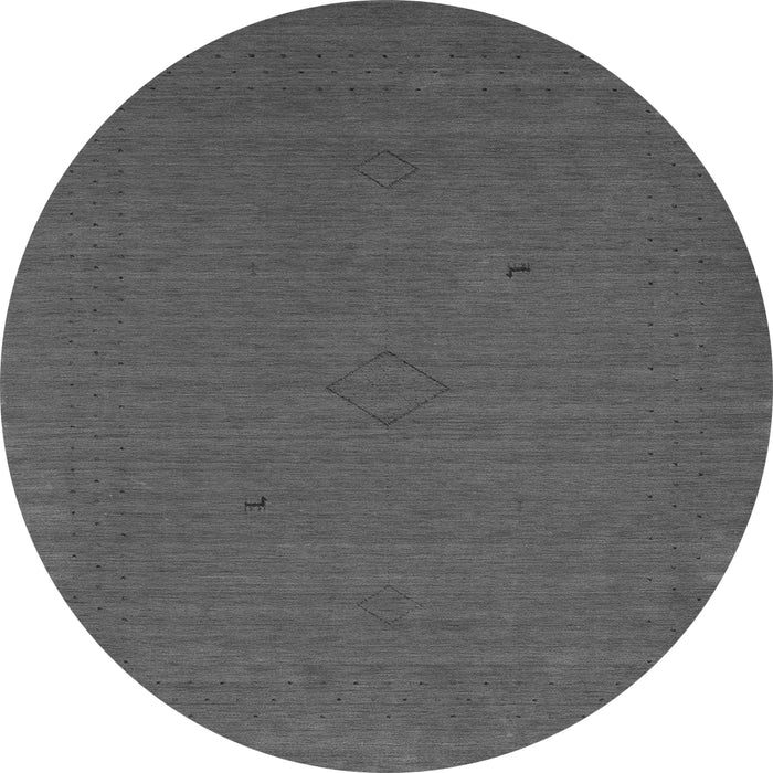 Square Abstract Gray Contemporary Rug, con2321gry