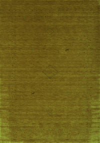 Abstract Green Contemporary Rug, con2321grn