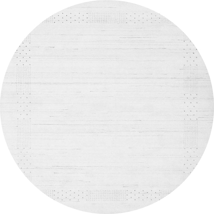 Square Solid Gray Modern Rug, con2322gry