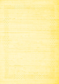 Solid Yellow Modern Rug, con2322yw