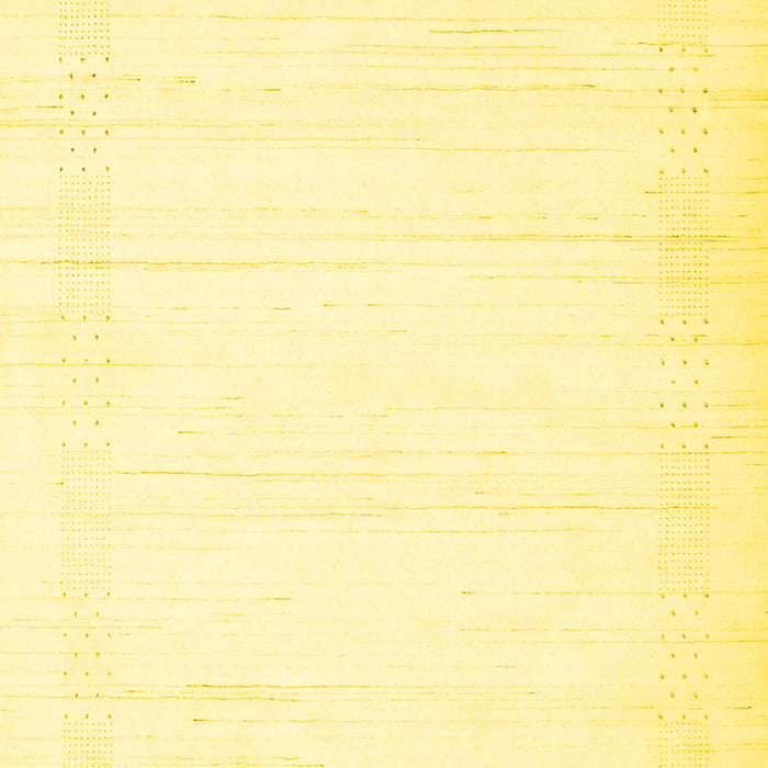 Solid Yellow Modern Rug, con2322yw