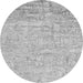 Machine Washable Abstract Gray Contemporary Rug, wshcon2323gry