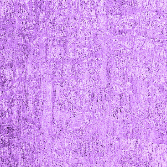 Square Machine Washable Abstract Purple Contemporary Area Rugs, wshcon2323pur
