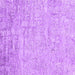 Square Machine Washable Abstract Purple Contemporary Area Rugs, wshcon2323pur