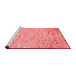 Contemporary Red Washable Rugs