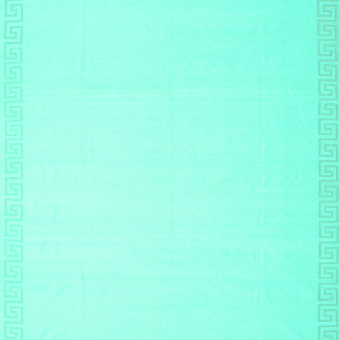 Machine Washable Solid Turquoise Modern Area Rugs, wshcon2324turq