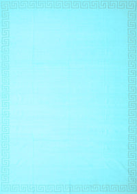 Solid Light Blue Modern Rug, con2324lblu