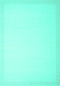 Solid Turquoise Modern Rug, con2324turq