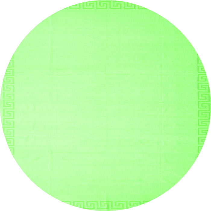 Machine Washable Solid Green Modern Area Rugs, wshcon2324grn