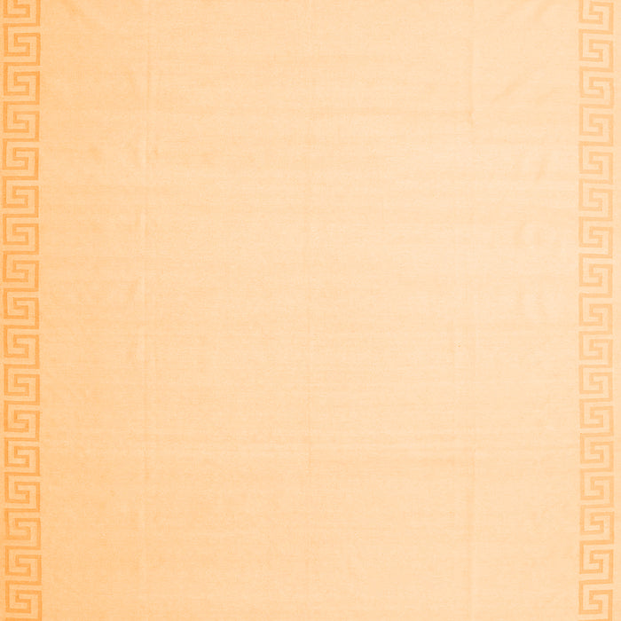 Solid Orange Modern Rug, con2324org