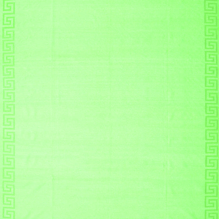 Serging Thickness of Machine Washable Solid Green Modern Area Rugs, wshcon2324grn