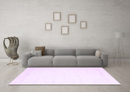 Machine Washable Solid Purple Modern Area Rugs in a Living Room, wshcon2325pur