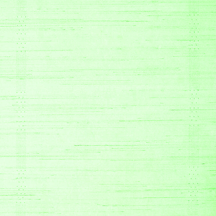 Serging Thickness of Machine Washable Solid Green Modern Area Rugs, wshcon2325grn