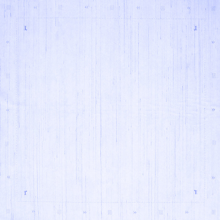 Square Solid Blue Modern Rug, con2326blu