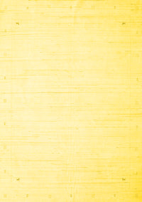 Solid Yellow Modern Rug, con2326yw