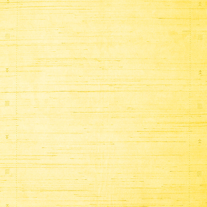 Solid Yellow Modern Rug, con2326yw