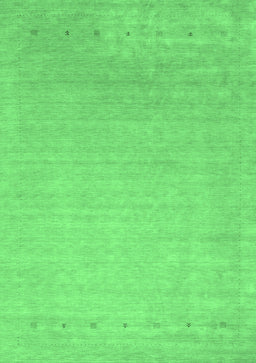 Abstract Emerald Green Contemporary Rug, con2327emgrn