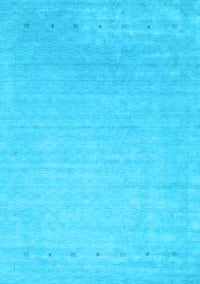 Abstract Light Blue Contemporary Rug, con2327lblu