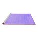 Sideview of Machine Washable Abstract Purple Contemporary Area Rugs, wshcon2327pur