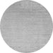 Square Abstract Gray Contemporary Rug, con2327gry